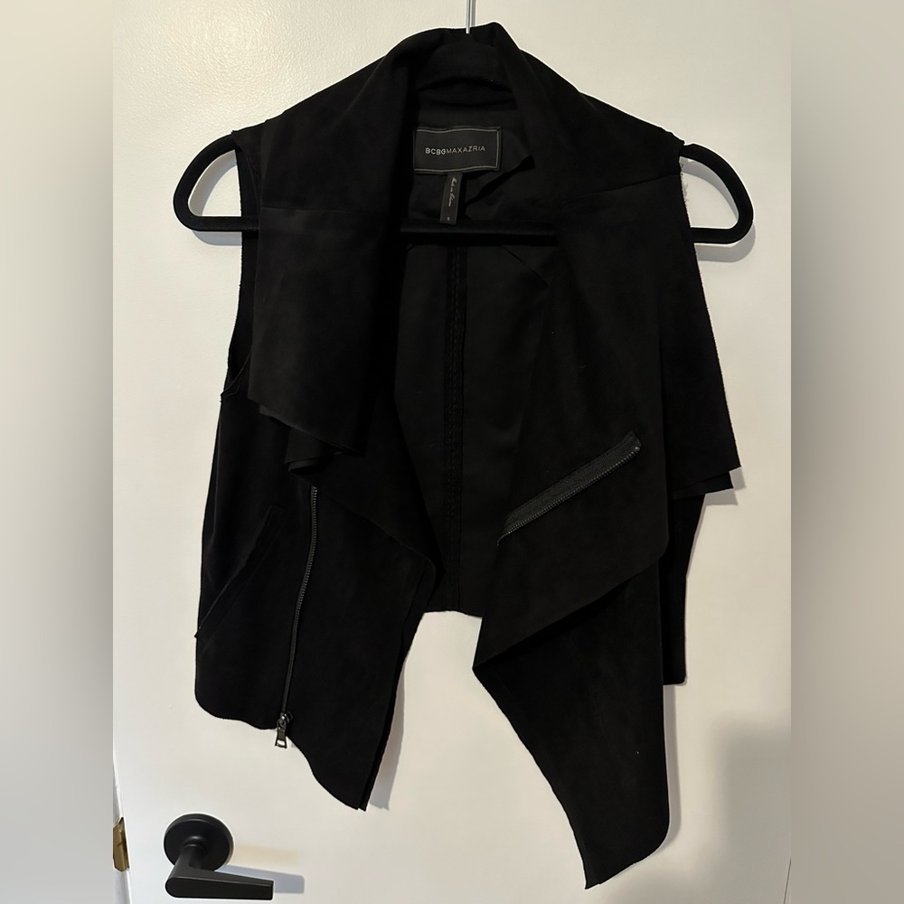 Bcbgmaxazria Fabian Faux Suede Vest (Size S)